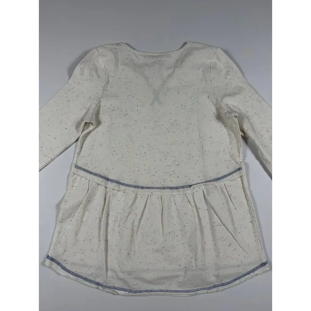 Matilda Jane 435 Almost Spring Tunic Speckled Ivory Size 14